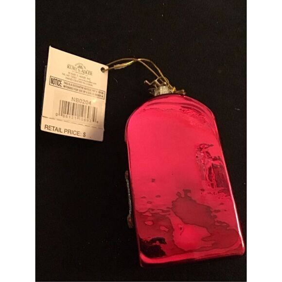 Ornament, vintage, glass, painted machine by Noble gems￼ - Picture 2 of 2